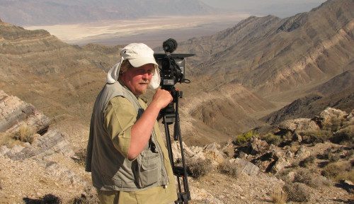 Regisseur Udo Maurer im Death Valley